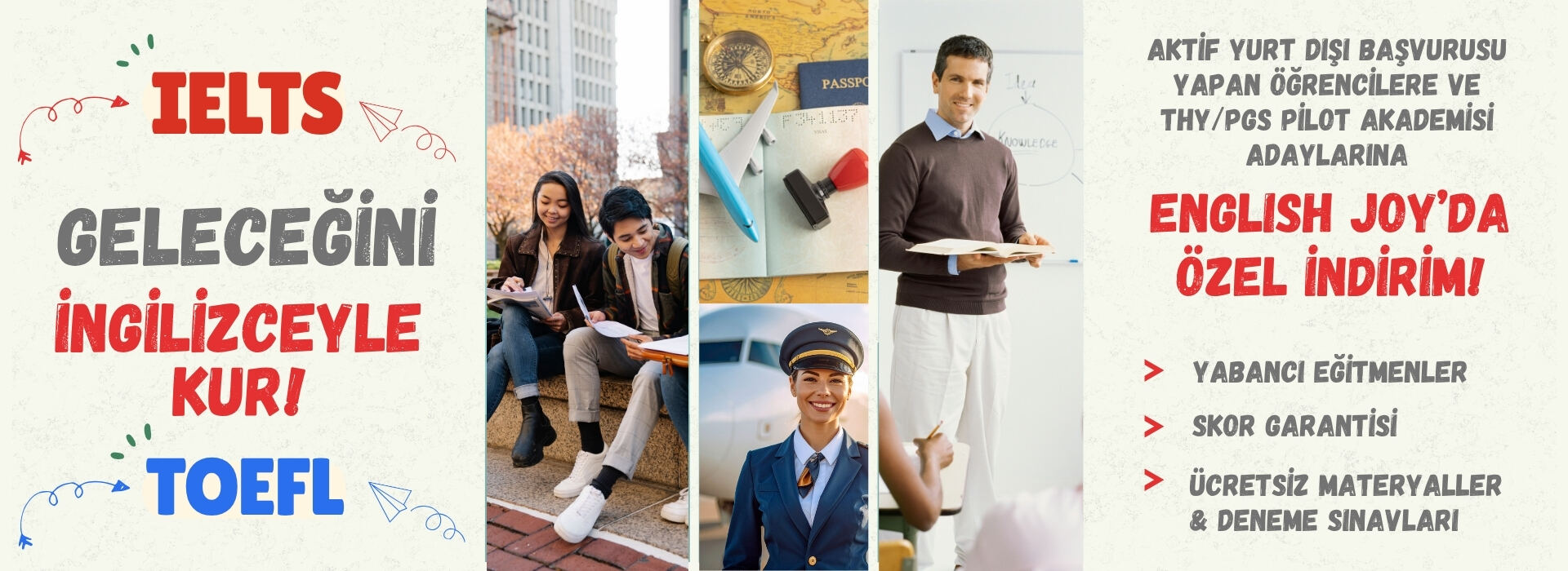 IELTS ve TOEFL ile geleceğini kur - English Joy